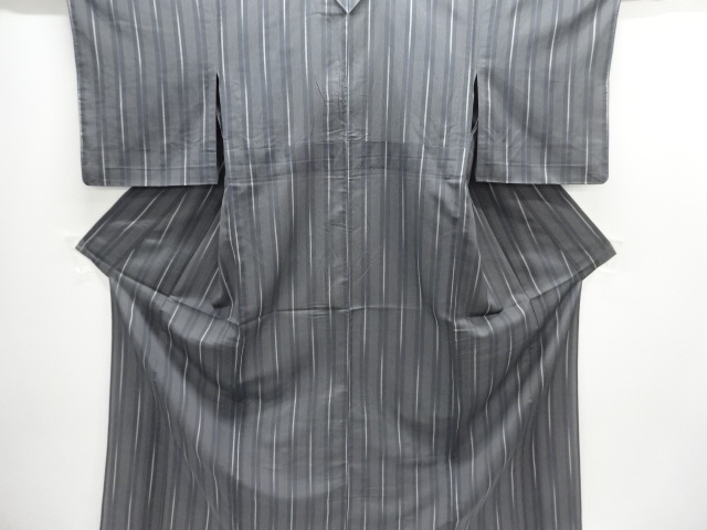 JAPANESE KIMONO / STRIPED SUMMER KIMONO / STRIPES WOVEN